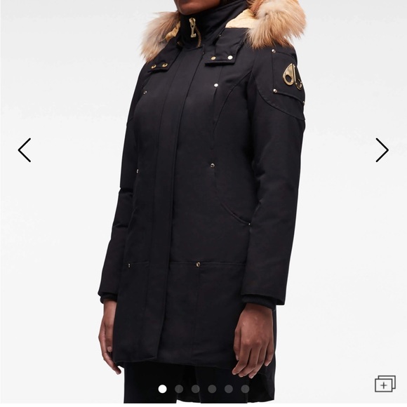 Parka sterling gold with fur - Picture 5 of 6